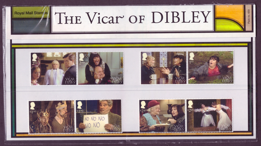 (image for) 2025 The Vicar Of Dibley Royal Mail Presentation Pack 659